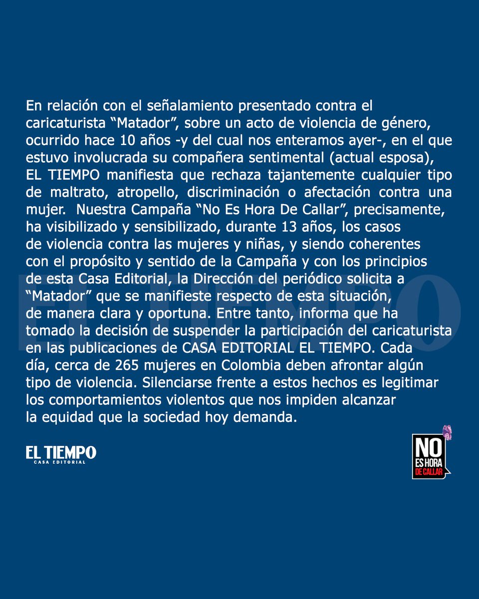 Sobre el caso 'Matador':