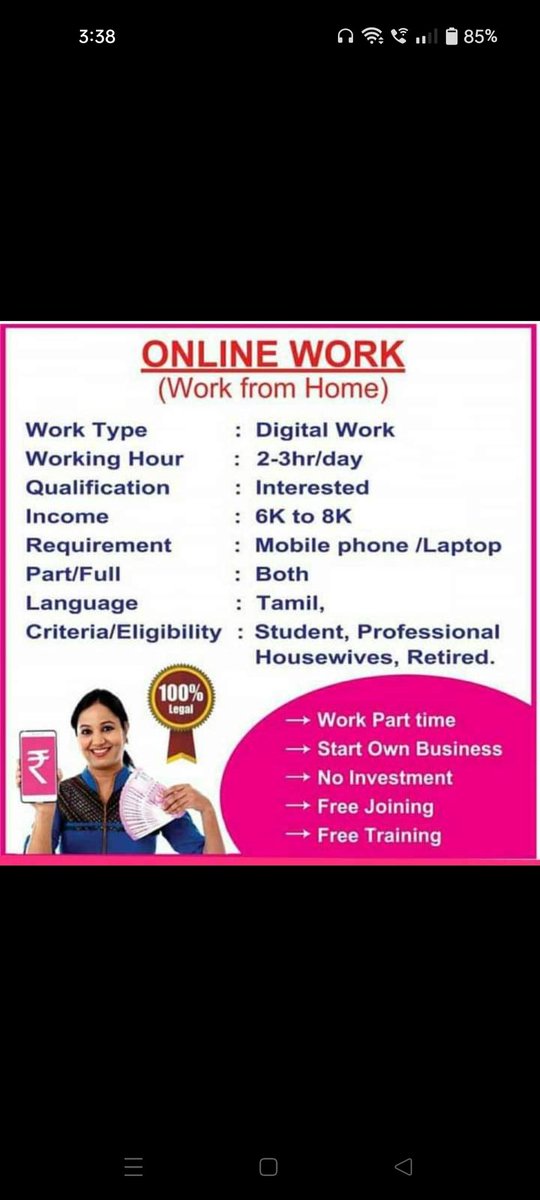 sindhiyab26's tweet photo. Utilize The Income Opportunity
https://t.co/t2FgNtnpWo
#parttime #WorkFromHome #nojobnomoney #Trending #vetrimaaran #Vikraman #trendingtamil #abuserazeem https://t.co/aNWg0Xrphx