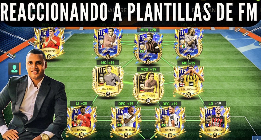REACCIONANDO A PLANTILLAS🥅
1-Sígueme en @El_PROFE_FIFA 
2-Dale🔁&amp;❤️
3-Comparte una imagen de tu equipo

📸🏆Revisaremos las plantillas en el directo del próximo Viernes 31
👉🏻 youtube.com/live/klTa39Eci…