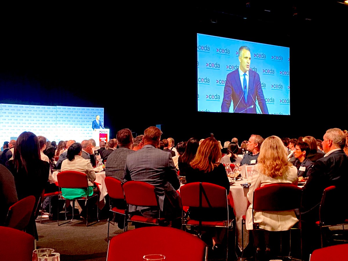 ceda_news's tweet photo. Weโre underway at the State of the State in #SouthAustralia with Premier @PMalinauskasMP who kicks off the address giving an update on the Stateโs economic position and says now is the time for ambition #StateofSA https://t.co/sqkBrU7zyZ