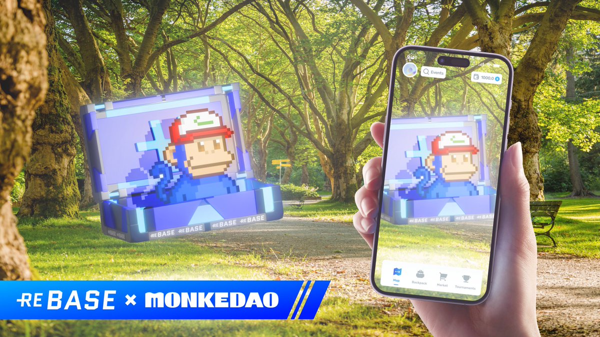 Rebase x MonkeDAO 🥳

Ash Ketchum is that really you?! <a href="/MonkeDAO/">MonkeDAO🍌</a> 

<a href="/The_Monkes/">Monkes (now SMB: Gen3)</a> are coming to life in the Real world 🔵

Explore, collect and redeem exclusive digital rewards in real life! 🗺️

Coming soon... 👀 $IRL
