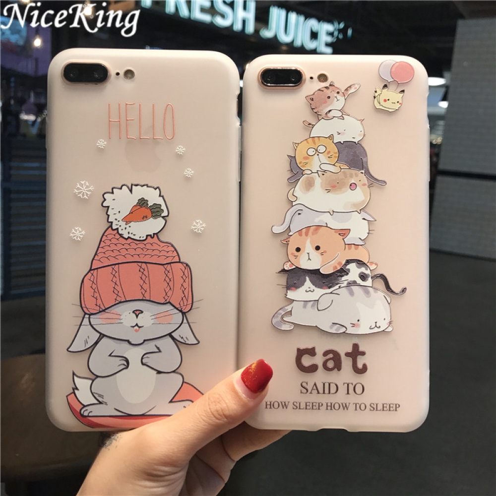 Mobile_Outfits's tweet photo. #techy #recommended Niceking Cute Cartoon Matte TPU Soft Back Cover Phone Cases For iPhone 6 6S 7 8 Plus https://t.co/epQRuyLhin