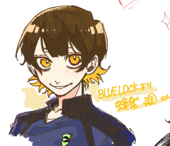 野良フリー絵チャにクソお邪魔してました、下と左でいさぎくんとりんちゃんを描かれてる方がいて1人ボソボソ大興奮してました