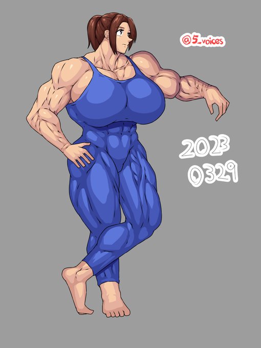 ポートレボディビル模写。この体型でエロいの描いてみてえな。 