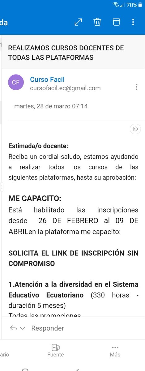 danleonidas's tweet photo. Srs @Educacion_Ec @mariabrownp xq este tipo de "enpresas" tienen mi correo institucional?
@luisantonio_r @AgustinLindao https://t.co/kLpULBeByl