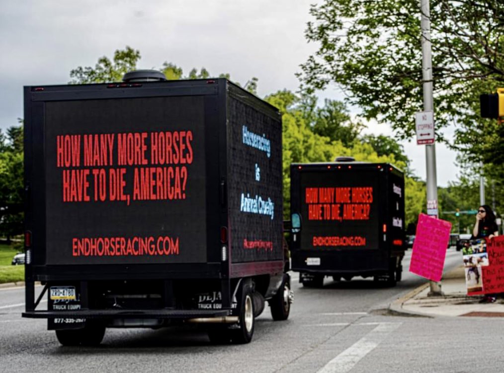 racingwrongs's tweet photo. Please vote for HW  @MyGivingCircle grant give away.  This grant will help us continue our grassroots efforts to #EndHorseracing in the US! This grant would help fund educational stationary &amp; mobile billboards, educational hand outs, banners, posters etc
https://t.co/zSsLIzZLND https://t.co/JoXwDxVEHX