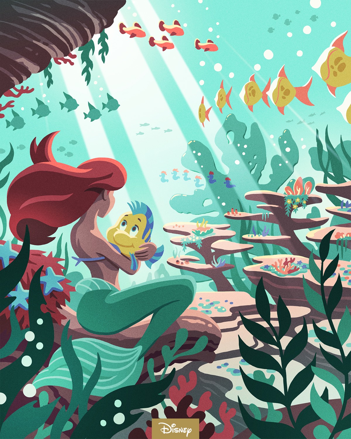 アリエル 海中風景 アリエル」のアイデア 15 件 | ディズニー イラスト, リトル