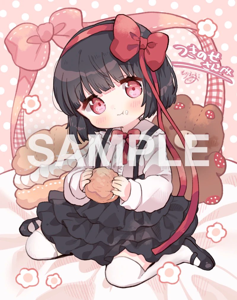 もかろーるさんにskebで琉奈ちゃんを描いていただきましたっ!
女の子力高くてかわいい～～シュークリームもぐもぐしてる姿が愛おしいですね………… 