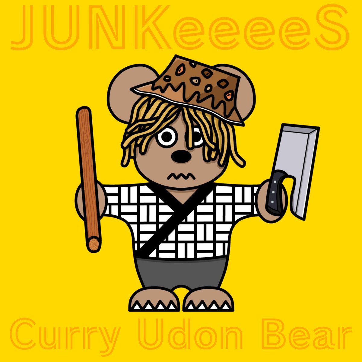 セルフィーさんによる #JUNKeeeeS カレー選手権応募作品giveawayはこちら！！
Curry Udon Bearのなんとも言えない表情が堪りません🤤

自分に当たって欲しい気持ちと拡散したい気持ちがせめぎ合っていますが、やはりココは拡散！！ 