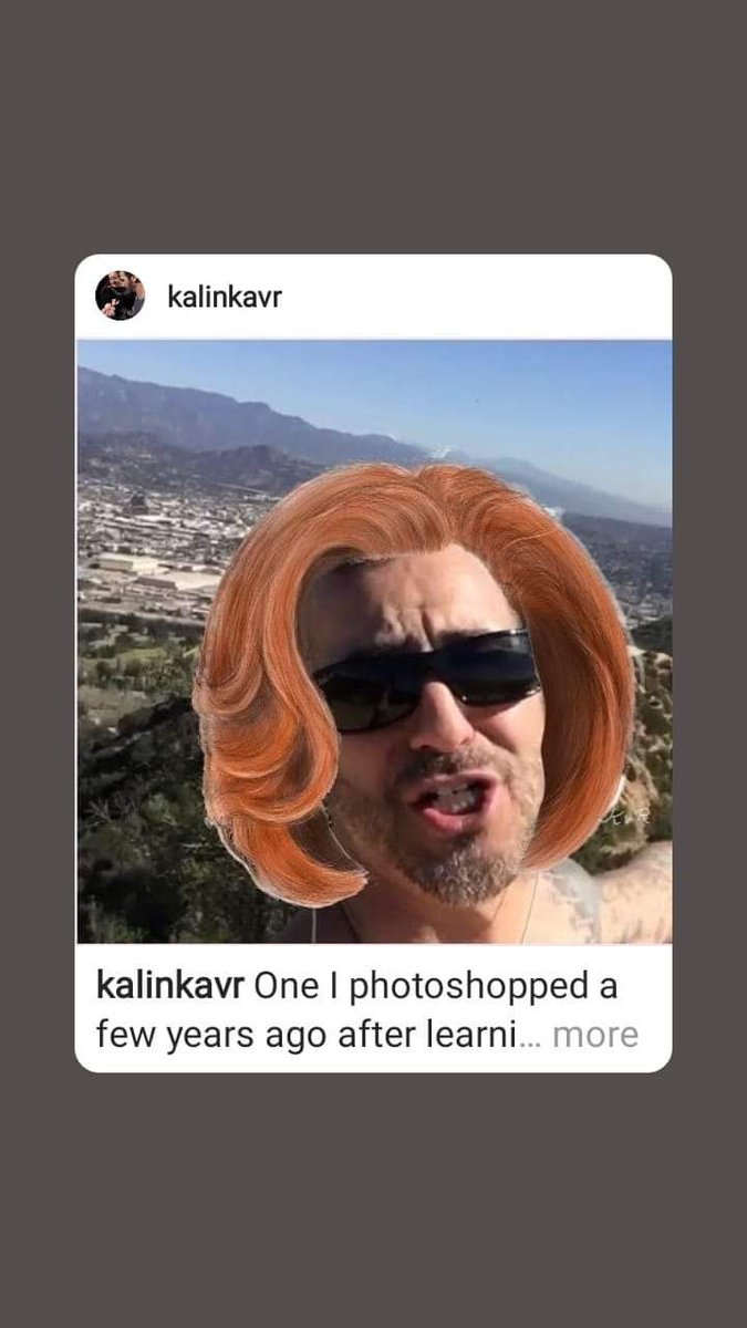 Doesn't he look best as a ginger colored hair, just fabulous