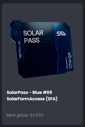 Minted this guy tonight. I've been following <a href="/SolarFarmAccess/">SolarHeads by SFA 🌞🟩</a> four months now and love the drive, vision, consistency, and approach to building a web3 community for real-world solar farms, not to mention all they do to help other web3 green initiatives though <a href="/GreenChipRadio/">GreenChip Radio 🟩</a>!!🌞