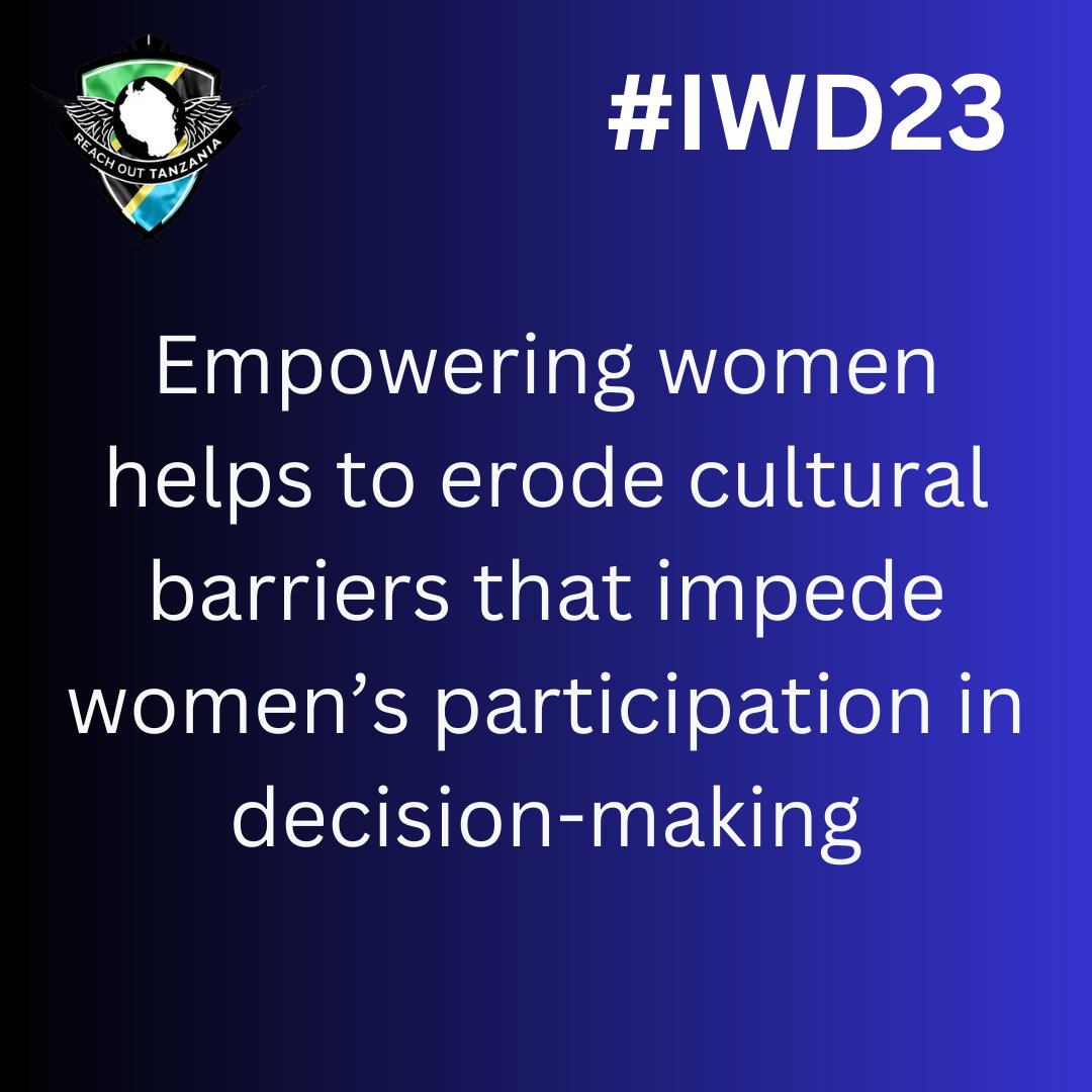 ntele_bh's tweet image. Empowering women helps to erode cultural barriers that impede women’s participation in decision-making. #IWD23