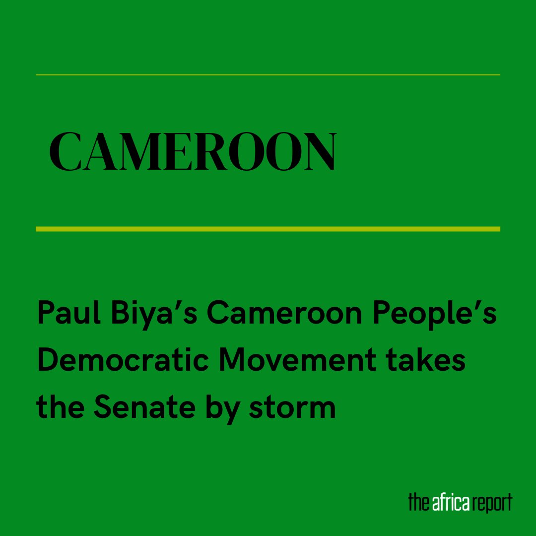 TheAfricaReport's tweet photo. If there was any suspense at the end of #Cameroon’s #senatorial #elections of 12 March, the Constitutional Council put an end to it on Tuesday 21 March by declaring all filed appeals “inadmissible”. We have the full story: 👉 https://t.co/Yy9ssLgoHf. https://t.co/ePBuwA5ZuT