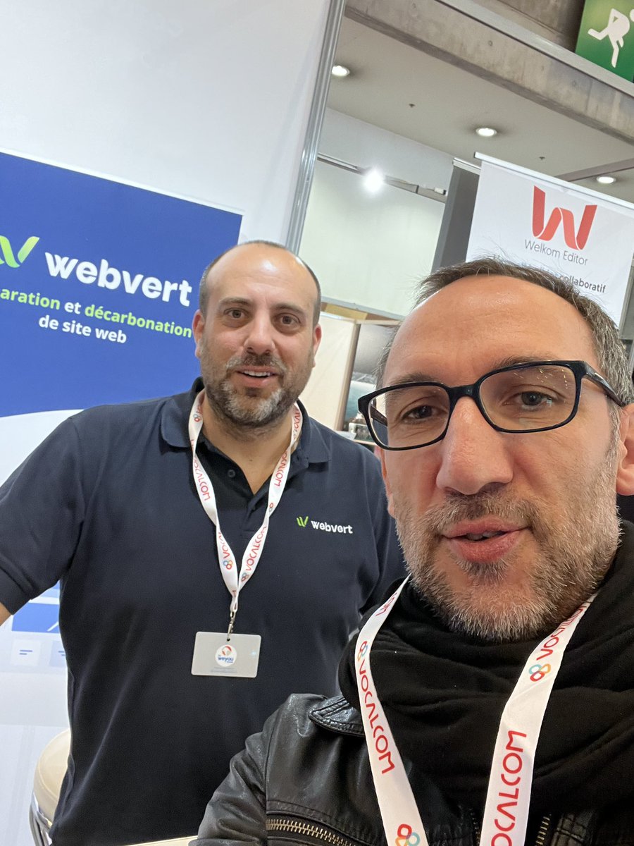 #EmarketingParis Très chouette échange avec <a href="/lewebvert/">webvert</a> Une solution simple et rapide pour rendre son site web moins polluant