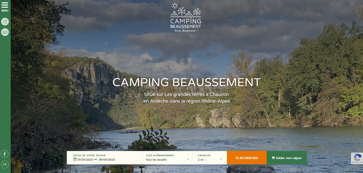 sequoiasoft's tweet image. ✔️ Le Camping Beaussement en Ardèche, a sollicité l'Agence Web pour la refonte de son site internet.
Découvrez le résultat ici ➡️ hubs.la/Q01J9v1K0
Contactez nous pour votre site web !
hubs.la/Q01J9wVF0