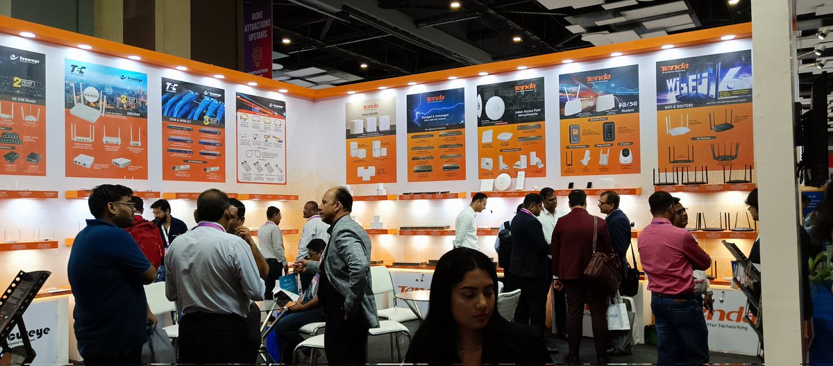 TendaIndia1's tweet image. Tenda &quot;All for better networking.&quot;

3rd &amp;amp; last day at Convergence India 2023, Stall No. 208, Hall No. 4, Pragati Maidan, New Delhi - 110001, India 🇮🇳

#Tenda #ConvergenceIndia2023 #ConvergenceIndia #Networking #Router #Switch #SecuritySurveillance #Surveillance #Security