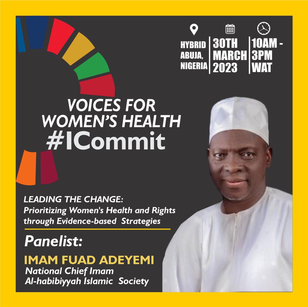 _Seyiwryte's tweet image. Join us tomorrow at the Voices for Women’s Health Stakeholder Meeting hosted by @PathfinderInt in partnership with @SheForumAfrica with support from @melindagates &amp;amp; @BillGates to deepen awareness and advance the health rights of women in Nigeria. #ICommit