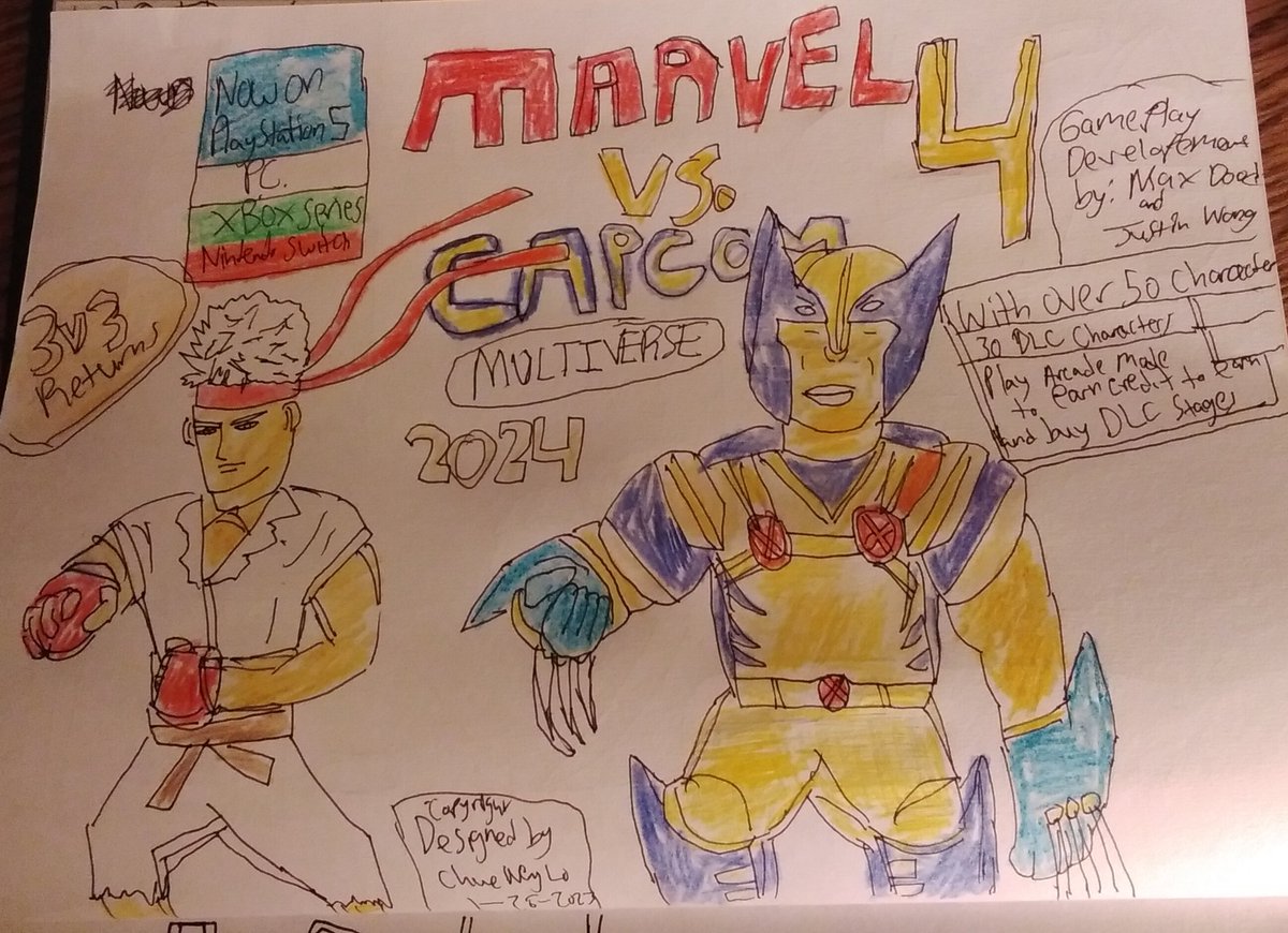 JackieLauj96's tweet photo. Bring it in Marvel 4!!! #StreetFighter6 #Marvel4 #StanLee #MCU #XMen #TheAvengers #MarvelVsCapcom4 #ScottSummers #ChunLi #Gaming #fightinggames #games #capcomusa #marvelcomics #superheroes #spiderman #drstrange #hulk #ResidentEvil #news #disney #fight https://t.co/SsogRlNmox