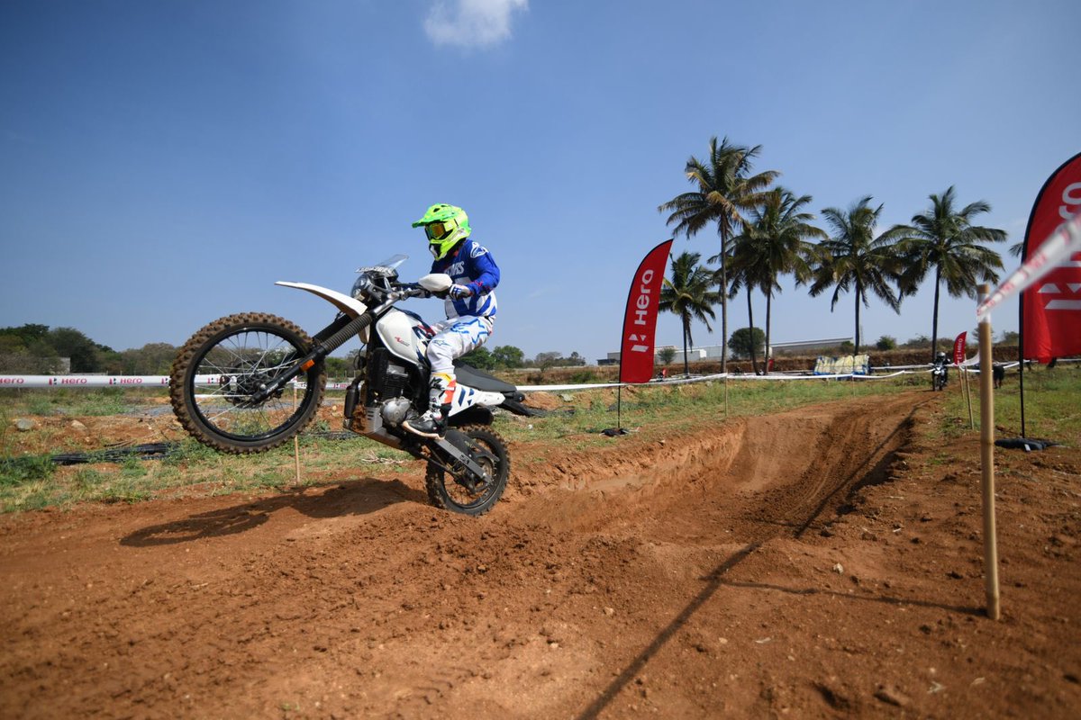 HeroMotoCorp's tweet photo. When 204 adrenaline-seeking riders meet at an enduro-inspired track, #adventure is bound to happen! Xtracks Hosur 2023 was a one-of-a-kind event which celebrated the passion for riding.

Missed it? Fret not! Stay tuned for updates on our future events. #xtracks #bikers #riders https://t.co/Ino1O7lndu