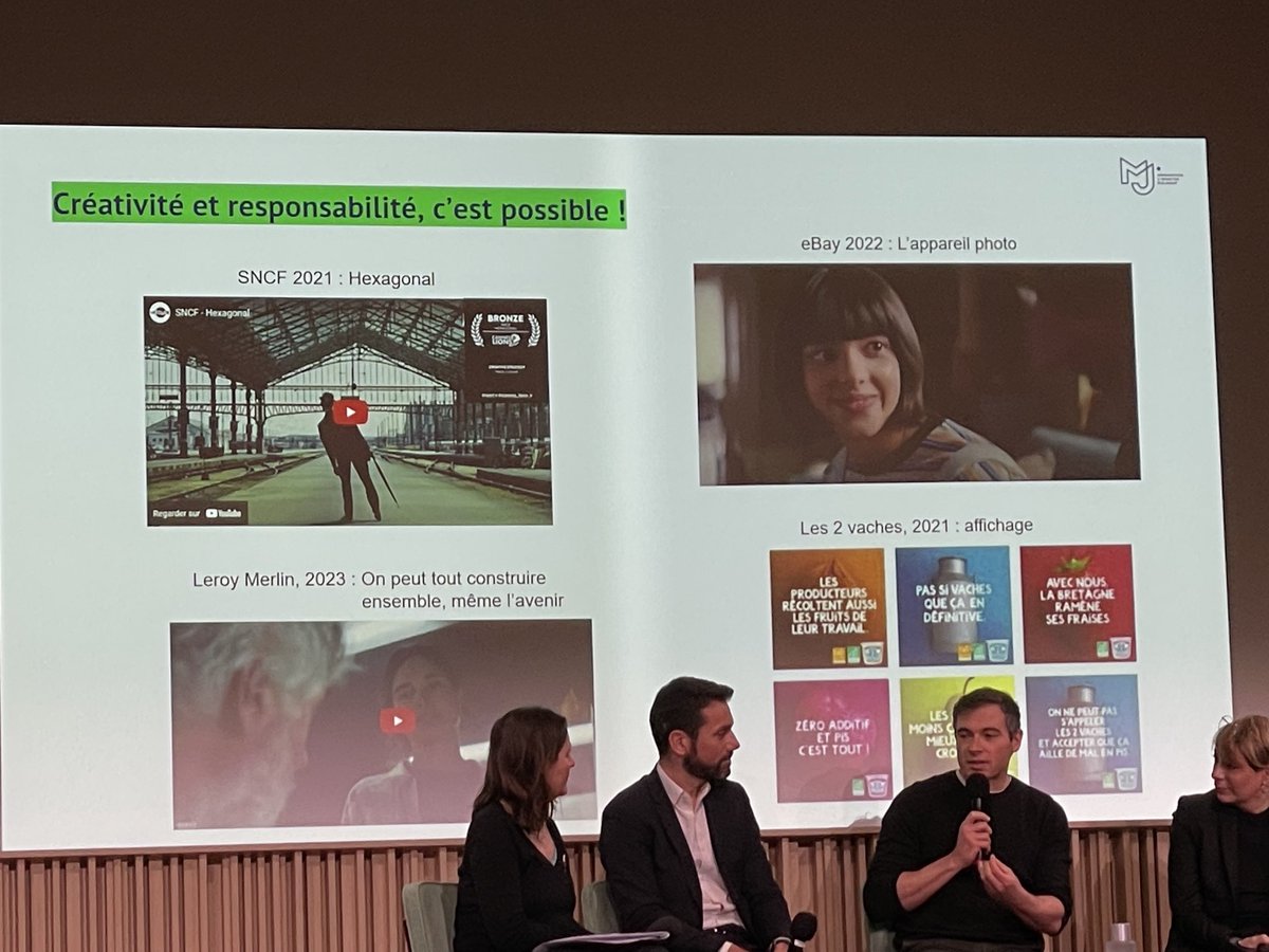 #confstrat pub et com participent aux changements des comportements. La sobriété publicitaire reste de tout façon la référence.