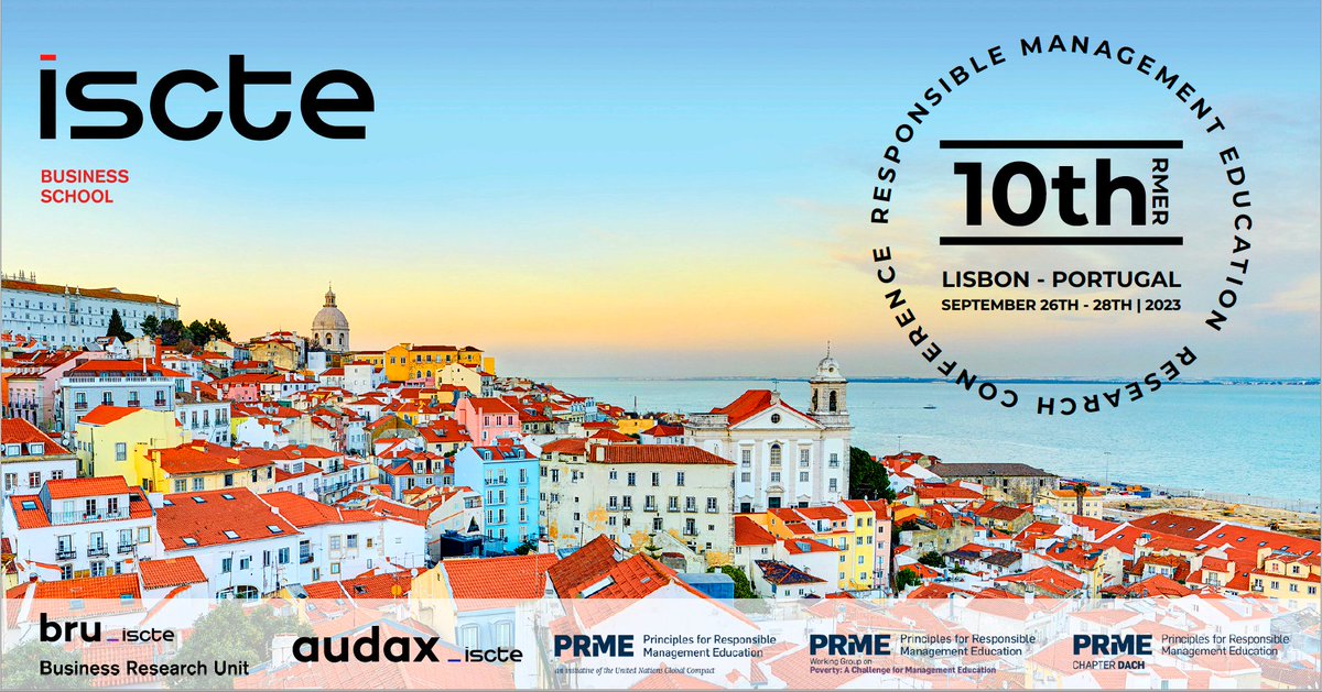 Educators and researchers are kindly invited to submit contributions to the various tracks for the 10th Responsible Management Education Research Conference (Lisbon, Portugal, 26-28 September 2023). Deadline for authors’ submissions: 2 May ceeman.org/collaboration/…