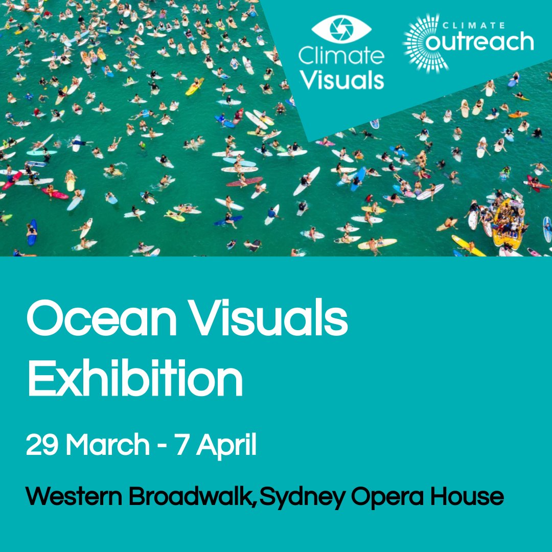 climatevisuals's tweet photo. Ocean Visuals has arrived at the @SydOperaHouse, with a free visual exhibition showing the critical connections between climate change and oceans.
🗓️29 March to 7 April
https://t.co/v6vnDCgMQ2
📸 Lachlan Gardiner / Climate Visuals
#ClimateVisuals #OceanVisuals_Australia https://t.co/Xq4t3SQbPi