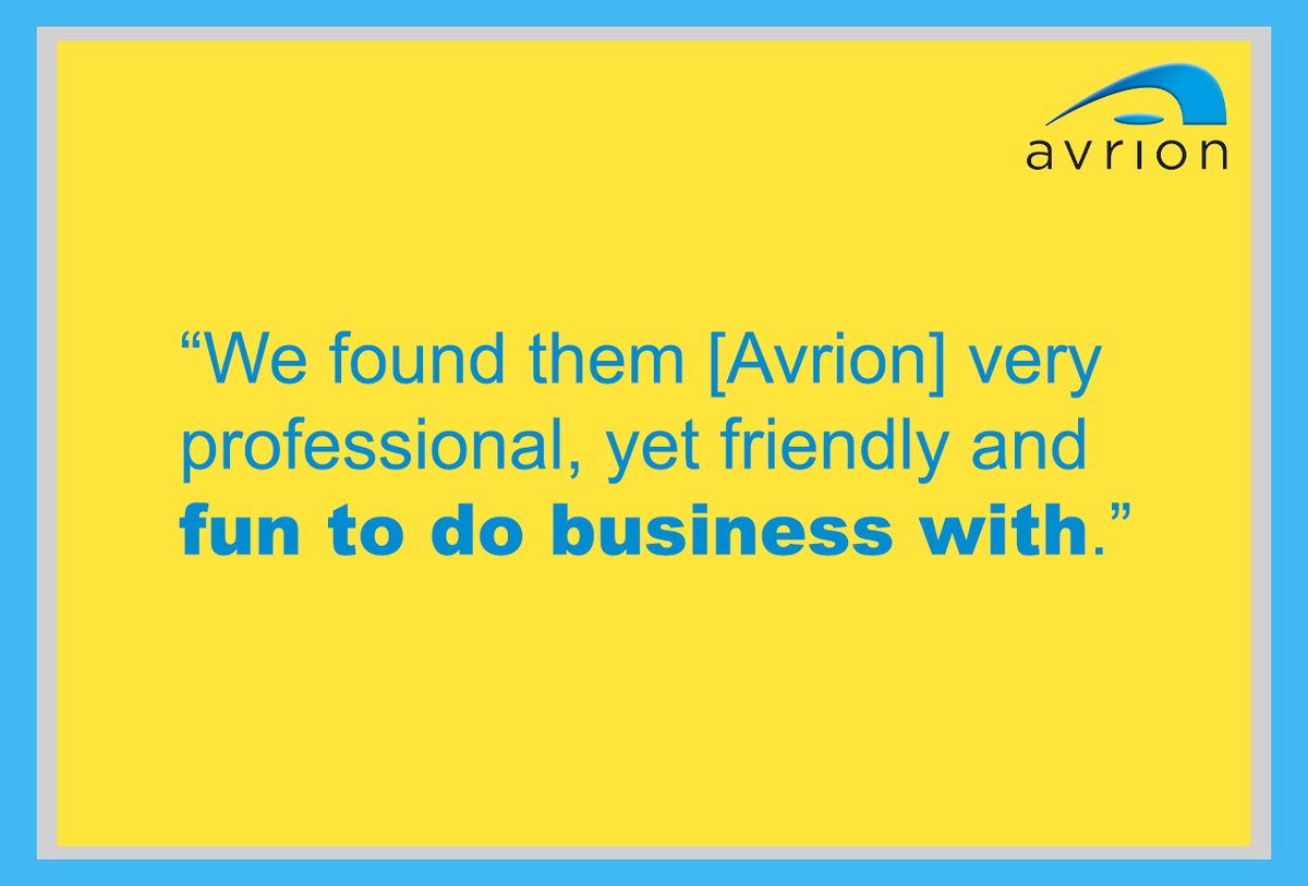 AvrionSoftware's tweet photo. Here’s what Chris Howard (Commercial Manager at @BearingNet) had to say about Avrion.
https://t.co/Nggy1MO9rP
#AskAvrion #CRM #Maximizer #CRMSoftware #CRMSolutions #CRMManager #WednesdayWisdom #Reviews #CustomerReview #CustomerSatisfaction #Bearings @maximizercrm https://t.co/7YLWZLHrk4