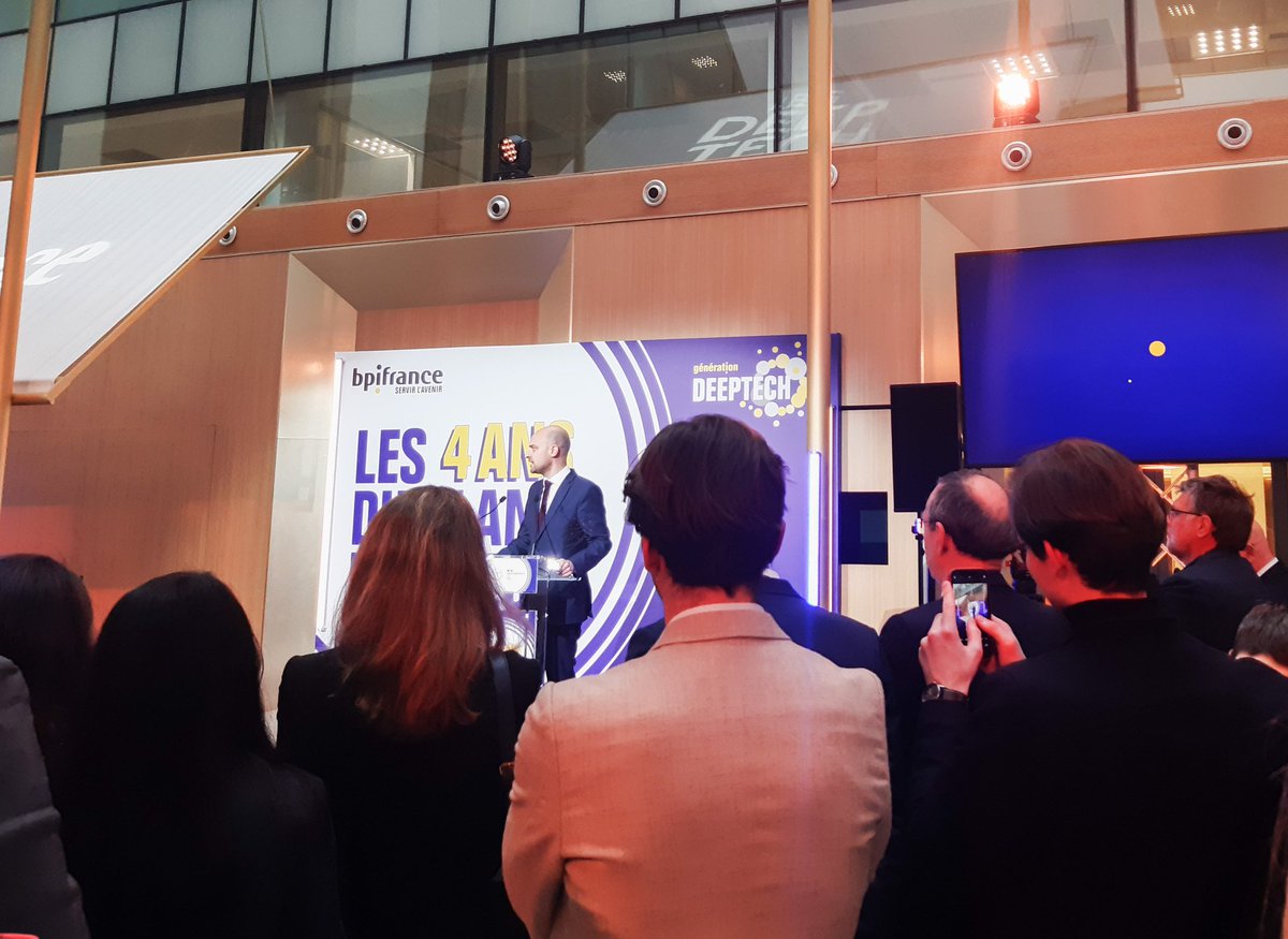 CorWave's tweet photo. .@CorWave chez @Bpifrance pour les 4 ans du #PlanDeeptech 🚀

Avec une technologie de rupture, une forte intensité R&amp;D, les #deeptech peuvent avoir un impact sociétal positif, comme CorWave qui développe des pompes cardiaques inspirées de la nage des animaux marins.

#LesDeeptech https://t.co/TczLZ3iyYd