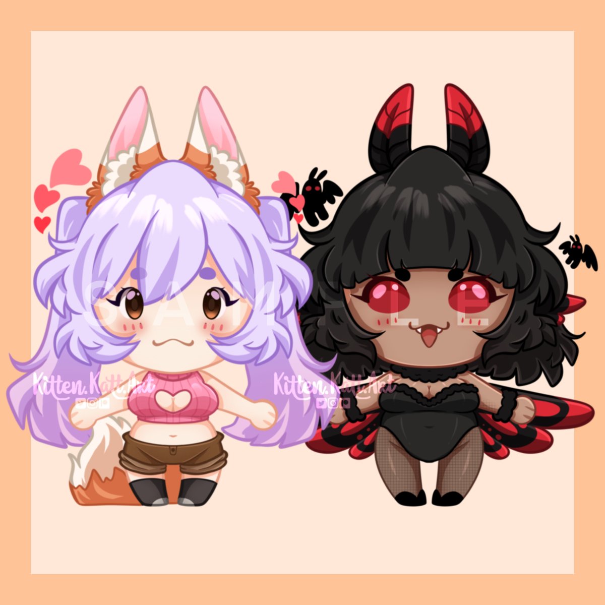 KittenKattArt's tweet photo. Here’s the first batch of finished designs of each of the gacha pins!
These will be available on the Kitty and Co. CHEEBS kickstarter starting april 1st!

My personal favourite is Umi’s but I want to know what yours is? 👀✨ https://t.co/23BMfiKuYu
