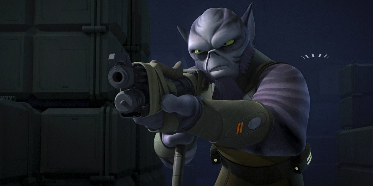 StreakyLB's tweet photo. I can’t believe we just got Zeb Orellios in live action, in the new episode of #TheMandalorian !!

Star Wars Rebels fans stay winning!
#Mandalorian https://t.co/REG8VywSEw