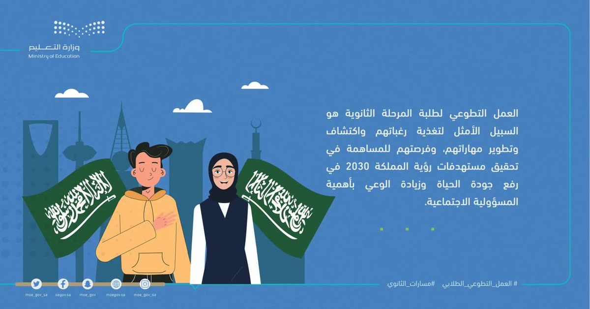 alshamalschool's tweet photo. العمل التطوعي يعزز الانتماء الوطني ويغرس فهم الخير في نفوس الطلبة وإعداد الشخصية المتكاملة ويعزز الشعور بالانتماء للمجتمع والوطن والمشاركة في البناء والتنمية . 
ساهم وشارك في بناء مجتمع متكامل  ونحن معك .
@tabuk_edu
@sultanalula99
@TabukAhli https://t.co/gbnYWeOwGB