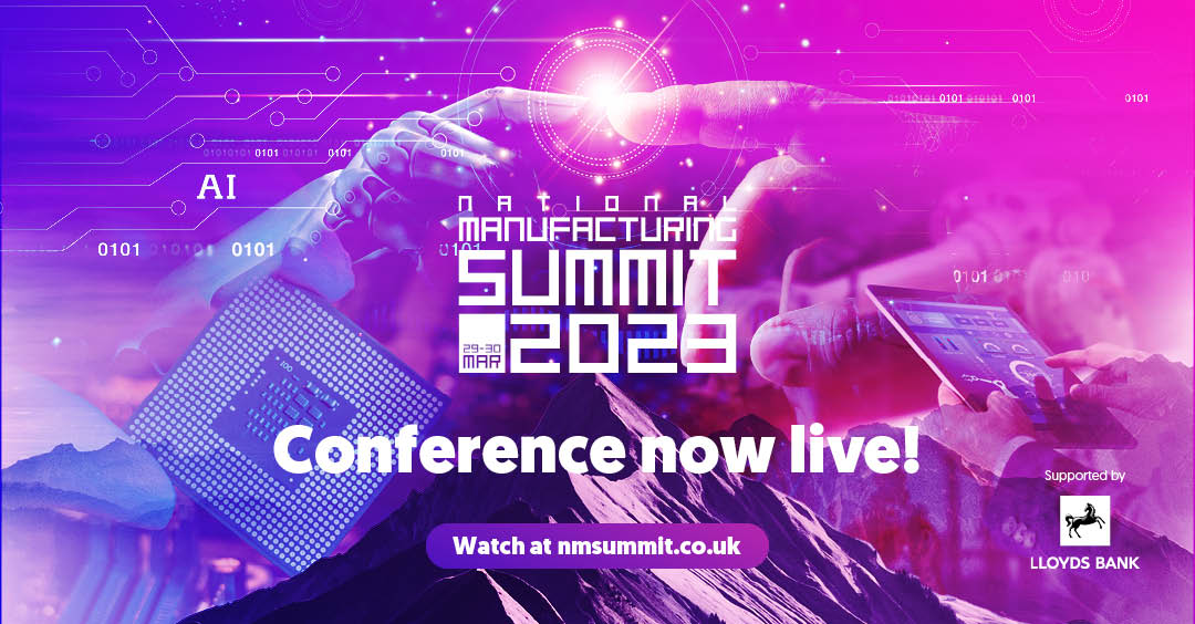 This year's National Manufacturing Summit is here! We're excited to bring together some of the biggest names in the #manufacturing sector to collaborate and unlock the #digital #revolution together. Join the live sessions on Zoom webinar: bit.ly/40mLNjP #NMS2023