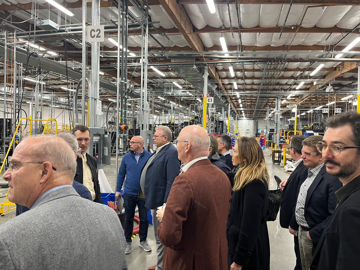 cecimo's tweet photo. CECIMO kicked off with the 1st day of its #trademission to Silicon Valley, hosted by @amtonline.  We're delighted to be there, visiting great companies such as @NVIDIA, @OhmniLabs , @Velo3D, @Meta etc. We've had great discussions on key topics like #trade, #green &amp; #digital. https://t.co/ekJGnjUSV7