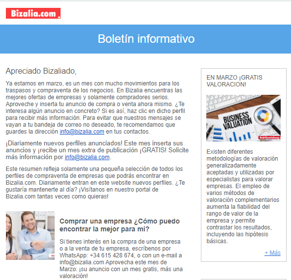 Bizalia's tweet photo. ¡Aqui las últimas novedades de empresas en venta y busquedas de la última semana de marzo!

Here the latest new companies for sale or businesses wanted in the last week of March!

https://t.co/juG2NRttDy https://t.co/vwM5oGJd84