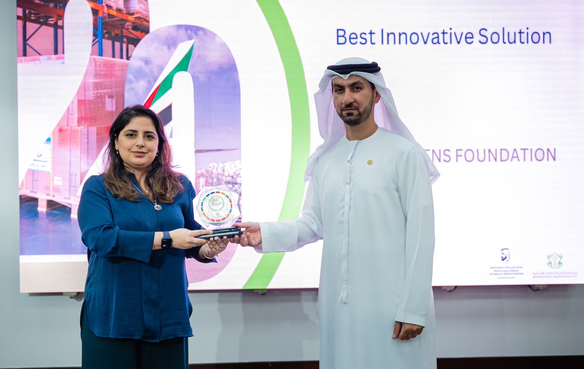 DXBHumanitarian's tweet photo. Throwback to our Global Meeting, and Congratulations to the award winners:
 
Best Awareness Campaign Promoted by UAE Office: @lionsclubs

Best Project or Initiative focused on the SDGs: Eye of The World

Best Innovative Solution: @TCFPak

Climate Change: @BringHopeF https://t.co/bSGQRUe7Fq