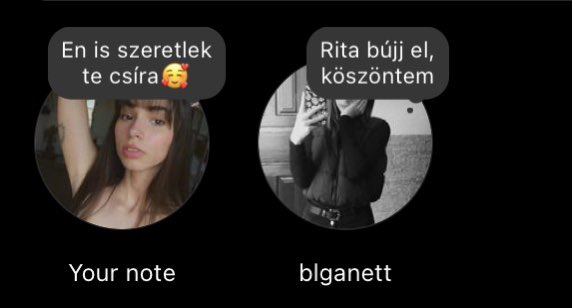 rita_ancsa's tweet photo. Valaki szerint gáz az insta notes, nekünk meg ez az új szeretet nyelvünk. Nem vagyunk egyformák💪🏽@blganett2 https://t.co/yiW4vBKiBO