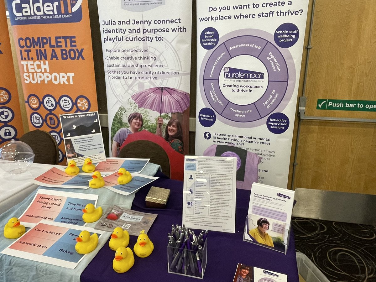 Today I’m at @MYBizConfs business conference at #JohnSmithsStadium come and find me and my ducks talk all about #leadership joys and barriers 
@MidYorksChamber #MyBizConf