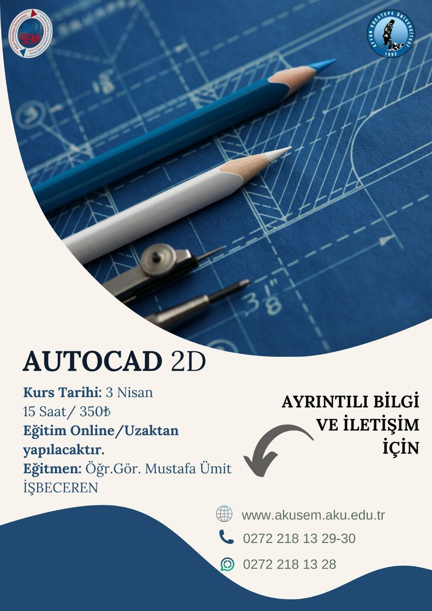 AKUSEM (Sürekli Eğitim Uyg. ve Araş. Merkezi) (@akusemaku) on Twitter photo 