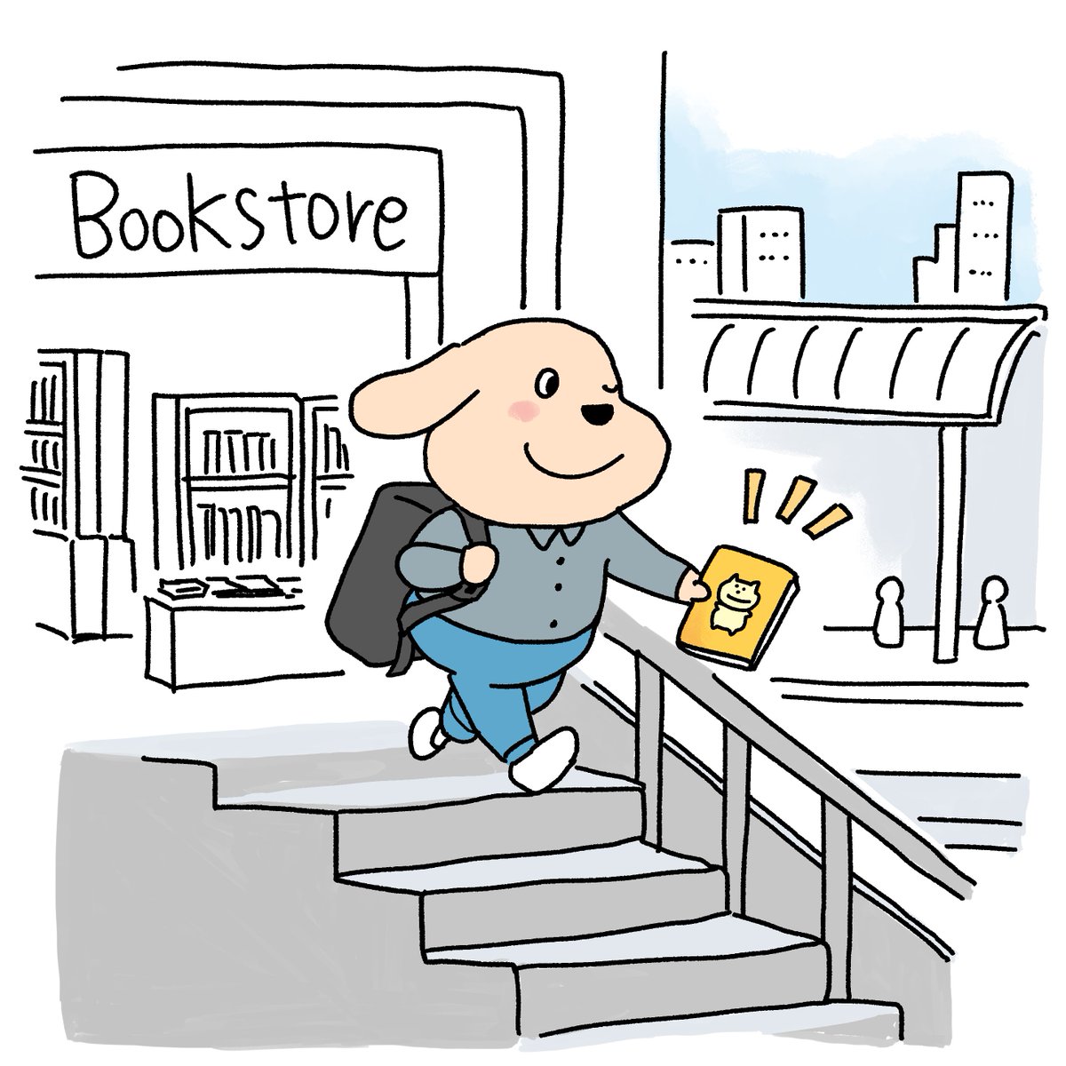 外での仕事帰り、駅の本屋にふらりと立ち寄ると、かわいいイラストの本に出会えました。やっぱり本と、本と出会える本屋はよき・・😚本屋は寄るべし。 https://t.co/s25Y5yjdmh