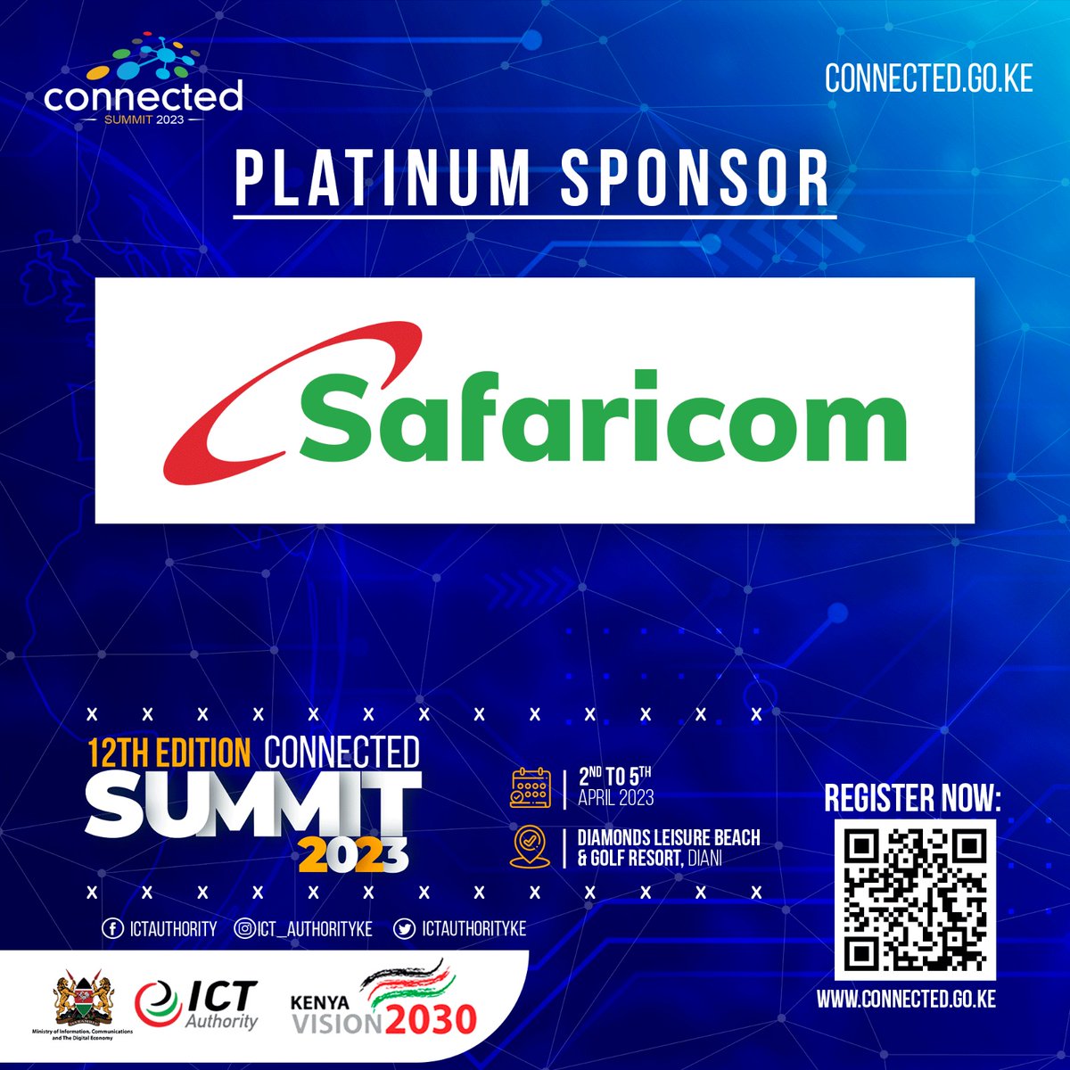 CAS2025_'s tweet photo. We are incredibly appreciative to @SafaricomPLC for generously supporting the 12th Edition Connected Summit with a platinum sponsorship. Their assistance is priceless. Thank you.
#ConnectedSummit2023 
#DigitalEconomyKE https://t.co/lgSMEpRFLu