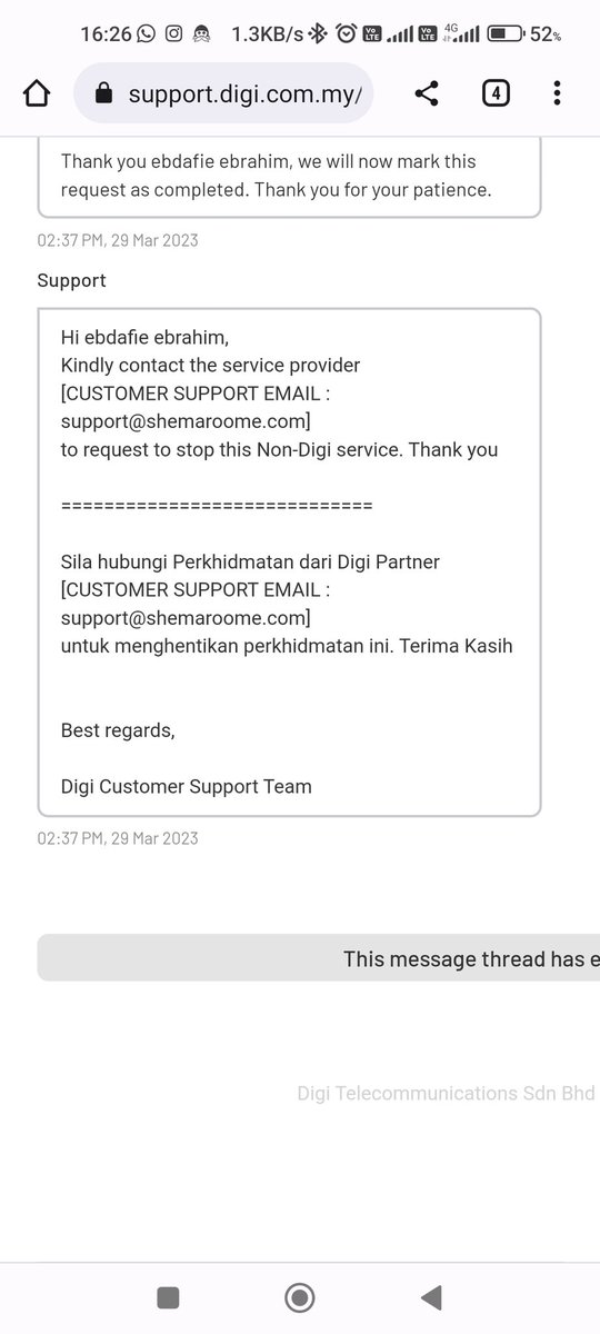 ebdafie's tweet photo. @digitelco @Celcom what the hell is this? My account suddenly got deducted for a subscription that I doesn't even ever heard of in my entire life. 

Please take an action on this matter!

@McmcReact https://t.co/7gnIcBb25s