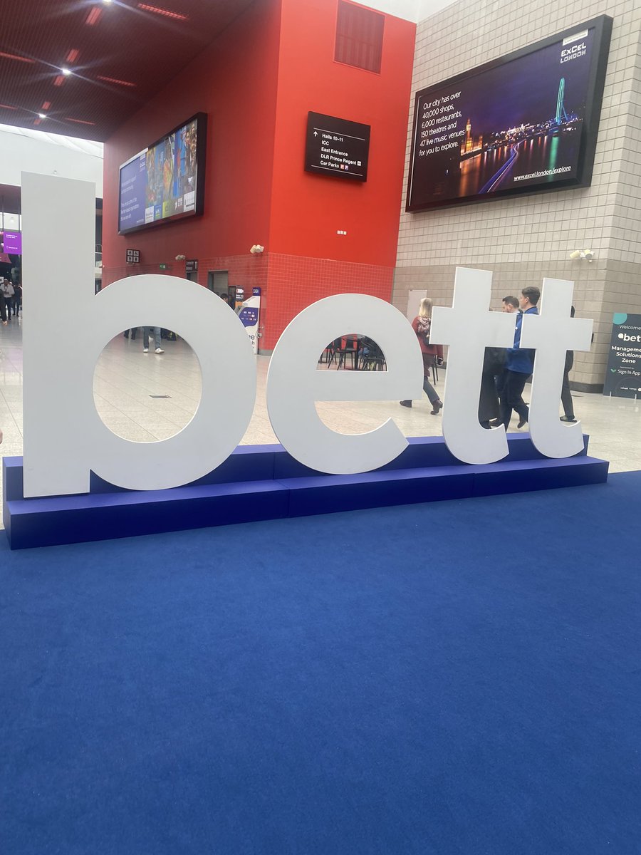 Guess where I am! 😆 #Bett2023