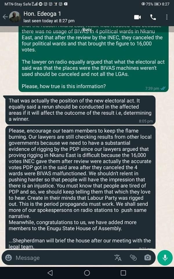 ChinazaAsogwa1's tweet photo. This is completely false. It's a propaganda from the PDP camp.
Please disregard
#Edogaiscoming https://t.co/42pIHxlYBb
