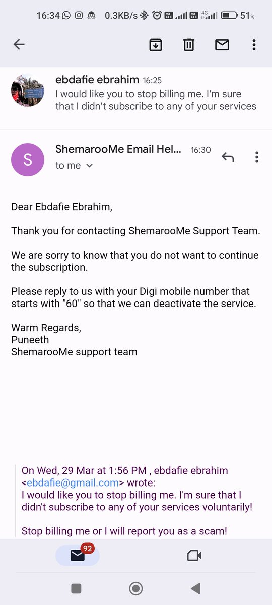 ebdafie's tweet photo. They replied my email with this..why are they asking for my number? Is this another scam??? https://t.co/dBJPLycUdy