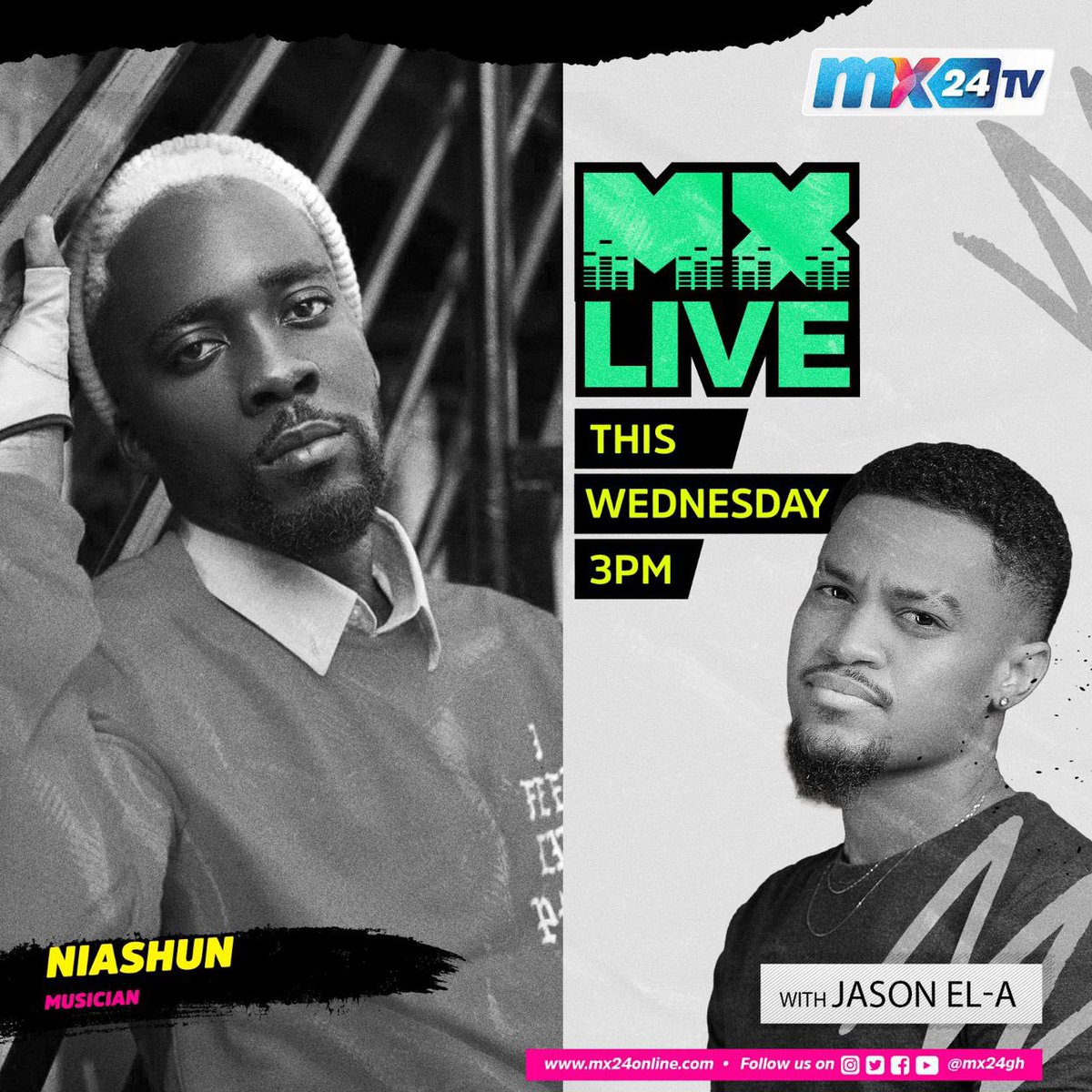 1niashun's tweet photo. Join me on @mx24gh today with @jasonel_a 

Time ⏰ : 3pm

#niashun #sisiyellow #bigrocket #vgma24unsung https://t.co/zIMTdk08RH