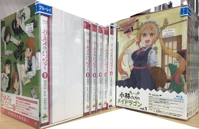 【らしんばん新潟店/DVD・BD入荷情報】ガールズ&amp;パンツァーや #アイドルマスター、#亜人 等の映像作品が多数