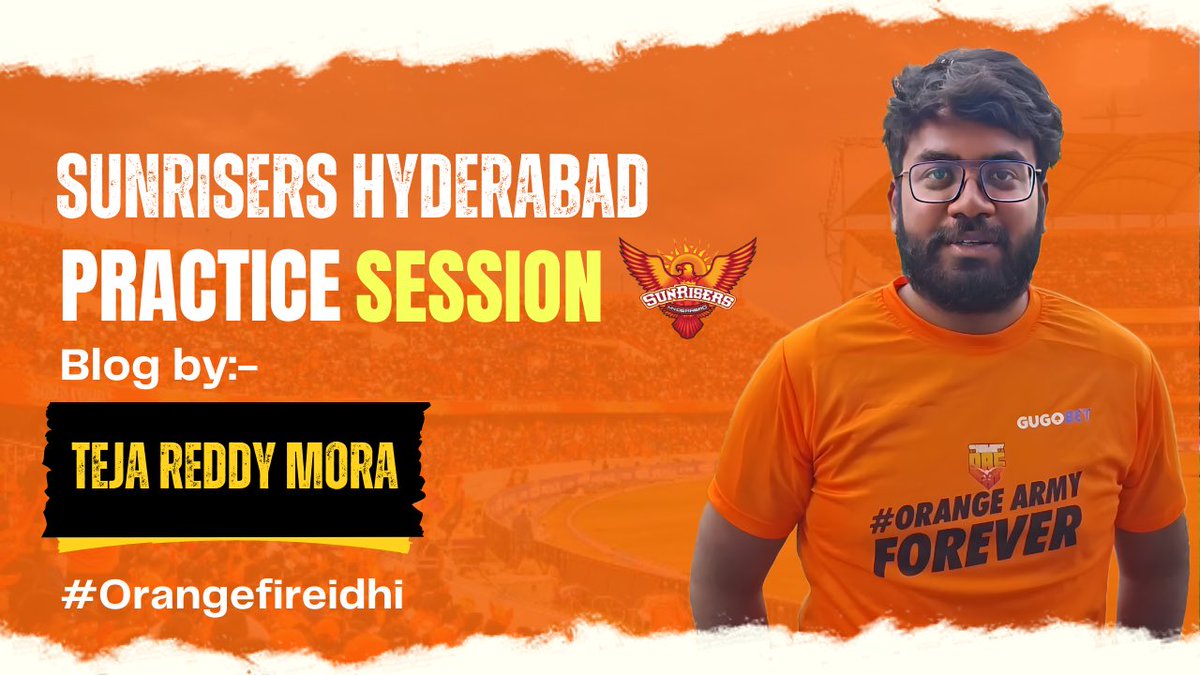 Orangearmyforvr's tweet image. #orangearmy the most exclusive content of #srh practice vlog is here 🤩🤩

Clearly explained about each and every player who were in #practicesession .

Many more exclusive video uploaded in our YouTube channel - OrangeArmyInsider 🧡
.
#orangearmyinsider #orangearmyforever