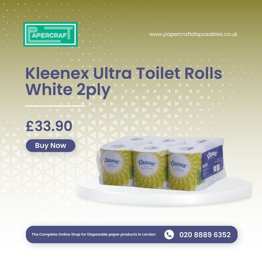 papercraftsuk's tweet image. Kleenex Ultra Toilet Rolls White 2ply
Price: £33.90
Buy Now: bit.ly/3AVPIY8

#couchroll #handtowels #dispenser #wiperrolls #whitetoiletrolls #PaperCentrefeedRolls #paperproducts #softhandtowels #paperhandtowel #papertowels #paperrolls #papercraftdisposables