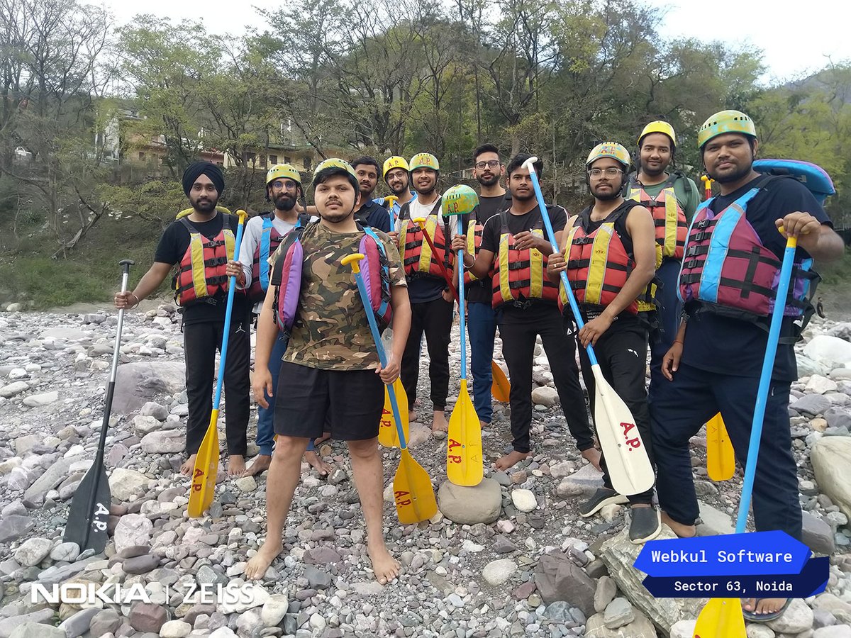 webkul's tweet photo. Webkul Prestashop team exploring the breathtaking beauty of Rishikesh with an amazing trip! From adventurous activities to spiritual experiences, this trip has it all! ππ³ποΈ
#RishikeshTour #TravelGoals #AdventureTime #SpiritualJourney #Webkul #lifeAtWebkul https://t.co/Lwm2M3fMNF