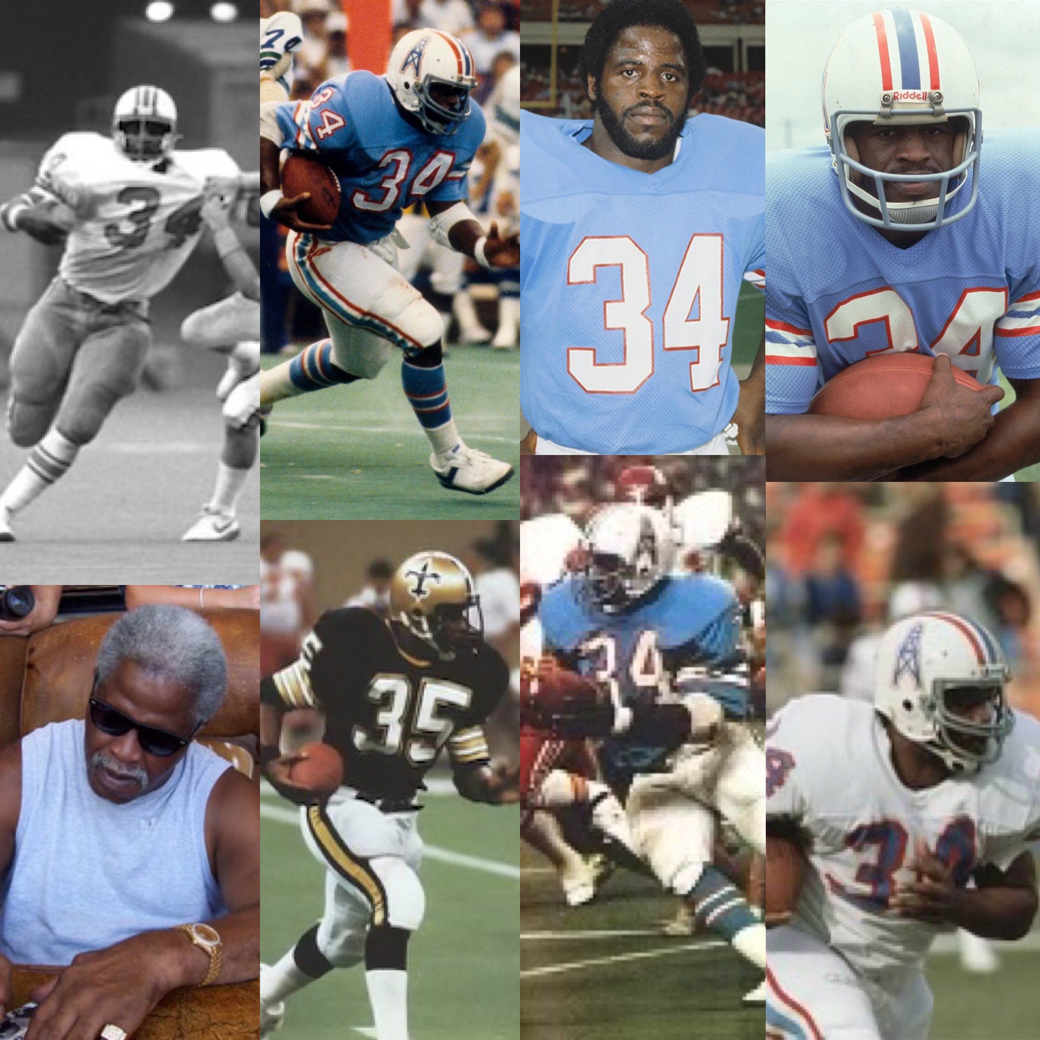 Happy Birthday Earl Campbell and Walt Frazier   